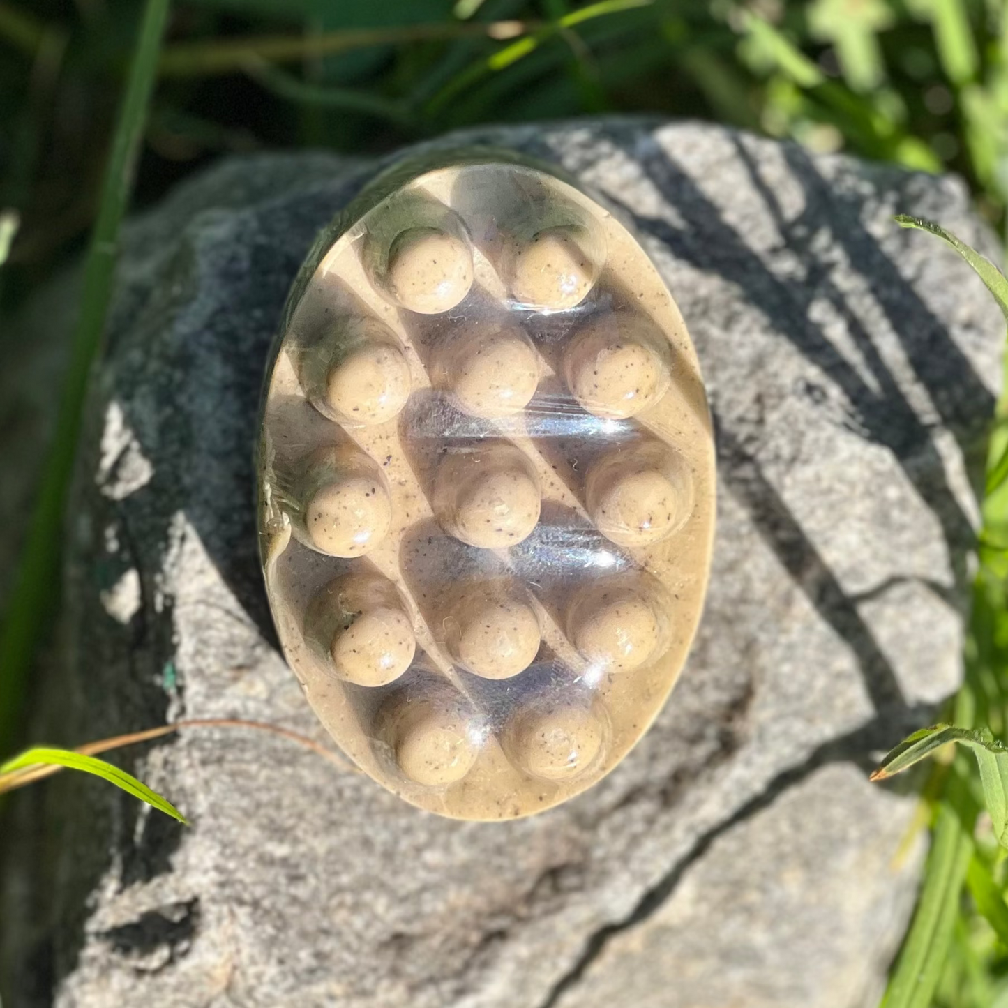 Jabón Corporal Masajeador de Café y Chocolate