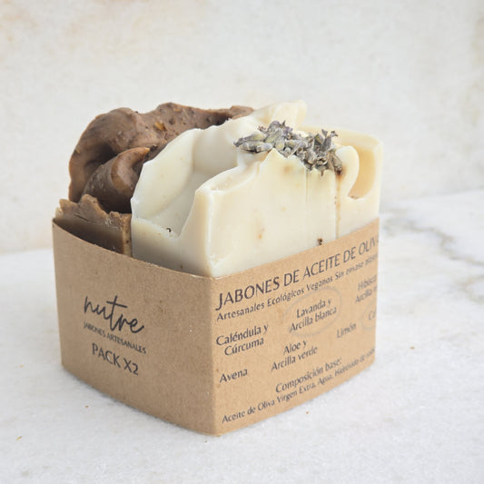 Pack de jabones: Lavanda y café