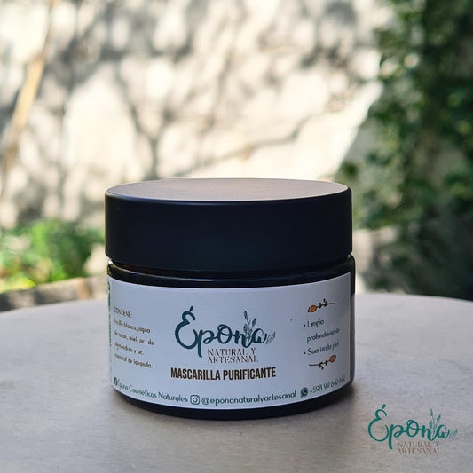 Mascarilla Purificante de arcilla blanca.