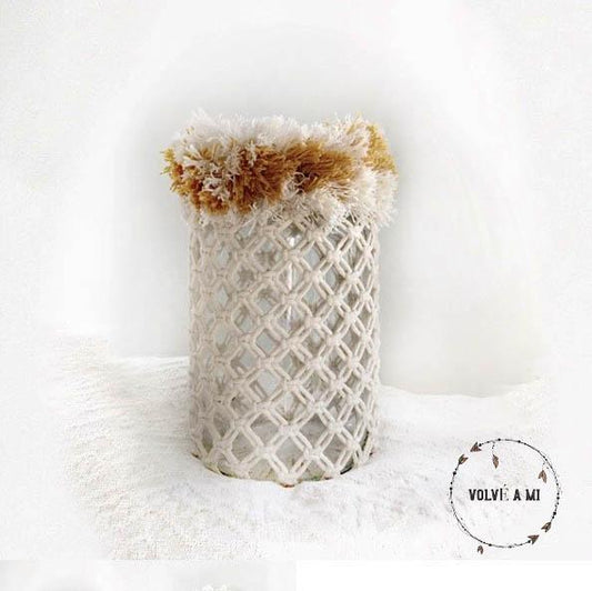 Fanal grande de algodón reciclado.