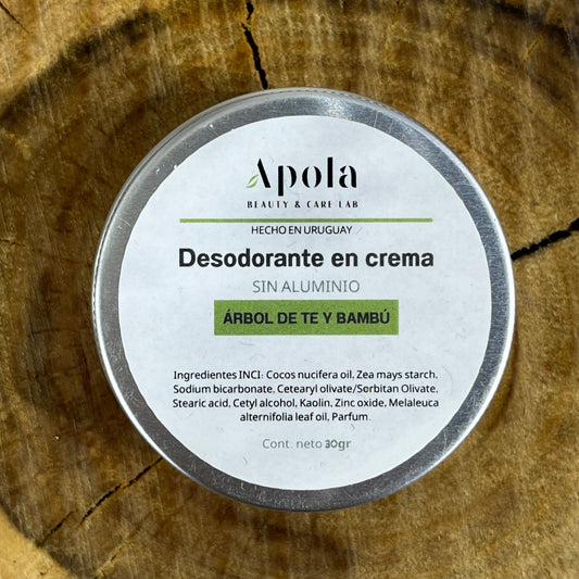 Desodorante Bambú y árbol de te