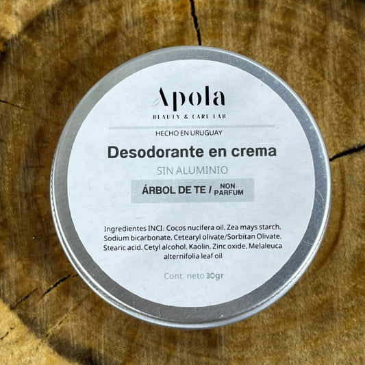 Desodorante Árbol de té sin fragancia