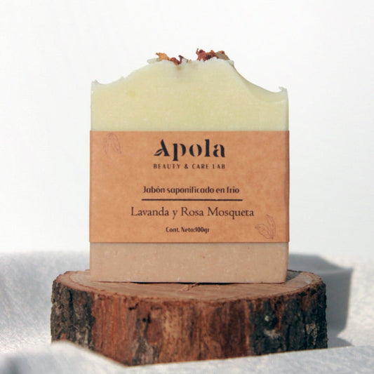 Jabon Lavanda y Rosa Mosqueta