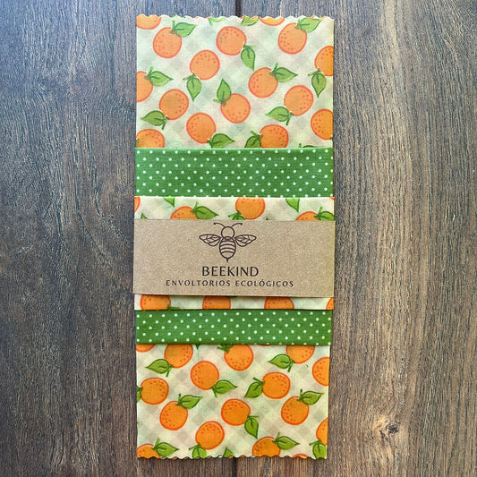 Envoltorios de Cera de Abejas - Set de 3