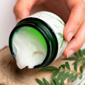 nutritiva de noche para el rostro sustentable