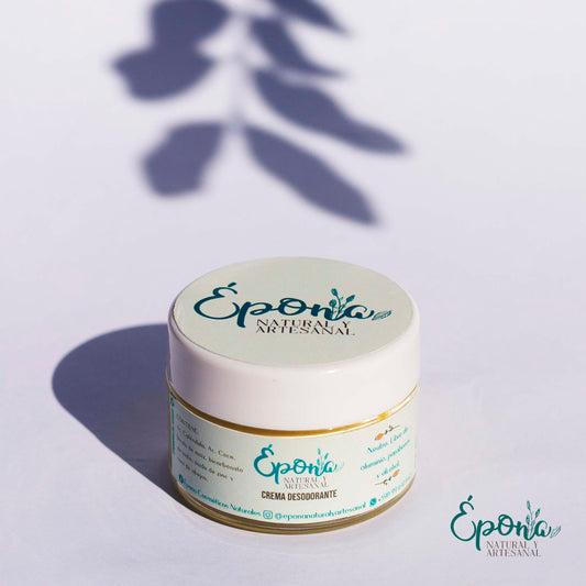 Desodorante natural en crema.