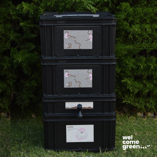 Vermibox Compostera. Compacta, práctica y funcional.